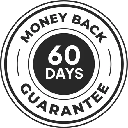 60-day money-back guarantee