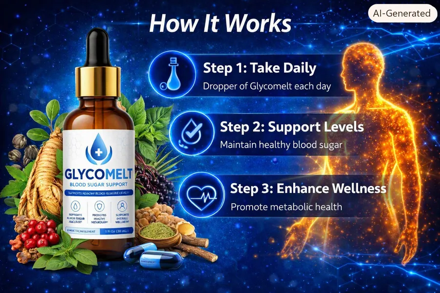 GlycoMelt daily routine: take the dropper, support healthy levels, support metabolic wellness